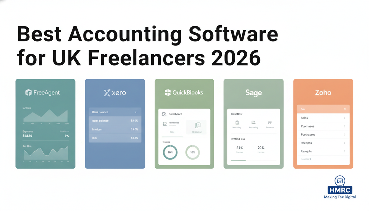 Best Accounting Software for UK Freelancers (2026): Xero, FreeAgent, QuickBooks, Sage and Zoho Compared
