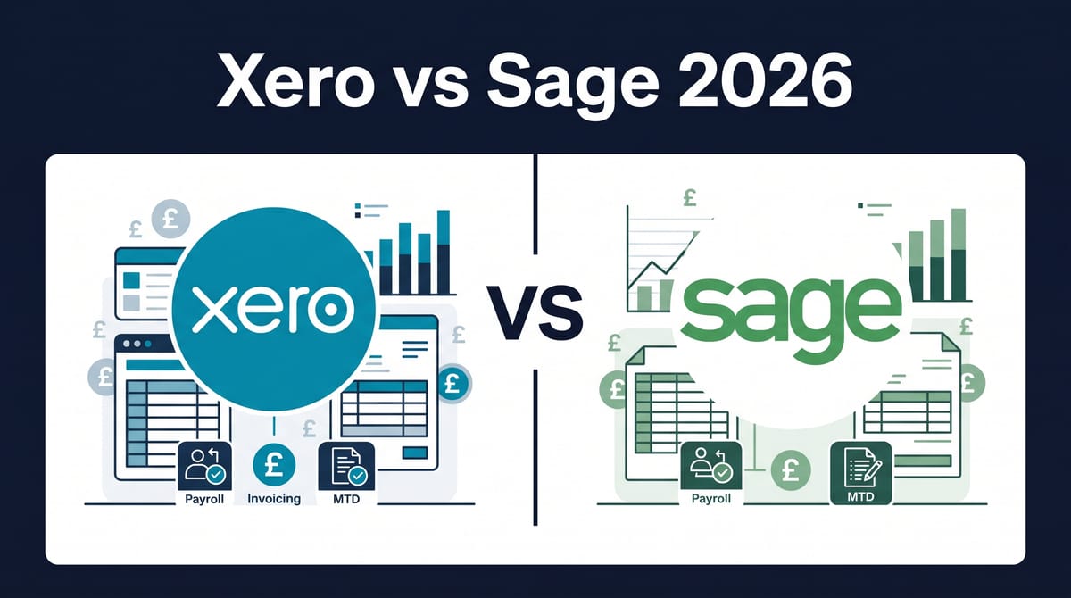 Xero vs Sage for UK Small Businesses (2026): Full Head-to-Head Comparison