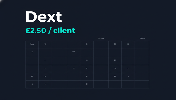 Dext Pricing UK 2026: What You Actually Pay (Per Client, Per Month)